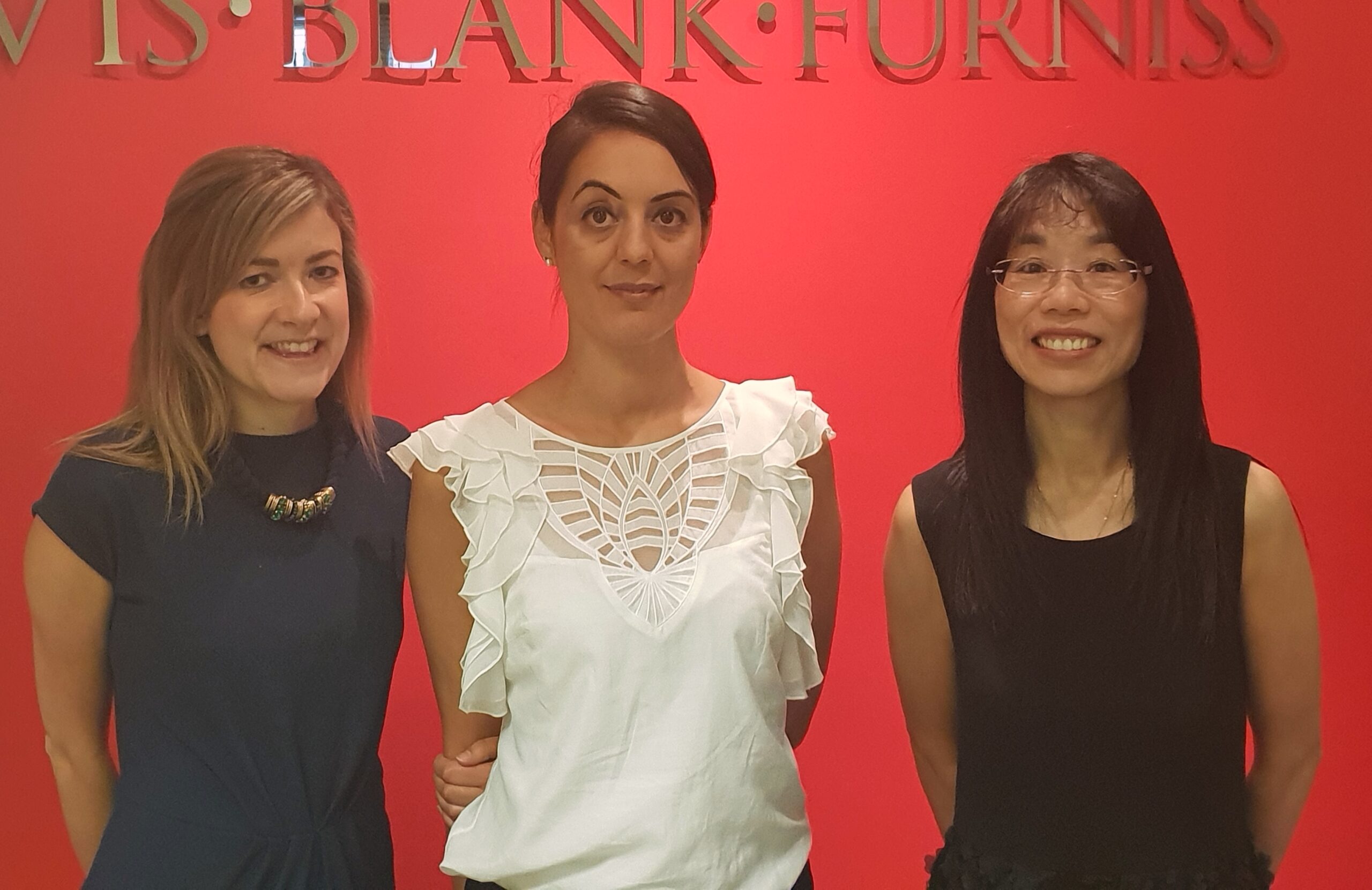 Suzanne Thompson, Katherine Darbinean and Amie Tsang, new appointments at Davis Blank Furniss