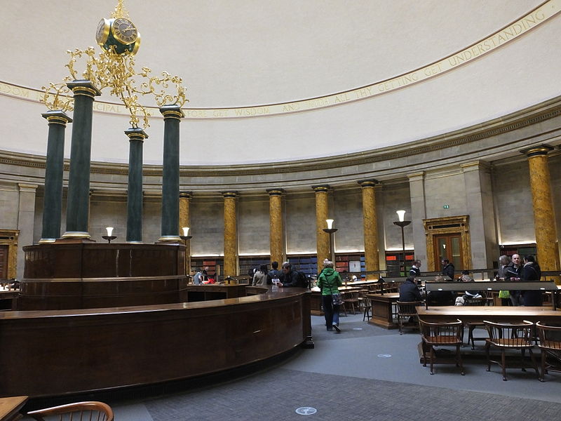 Manchester Central Library Wolfson Reading Room