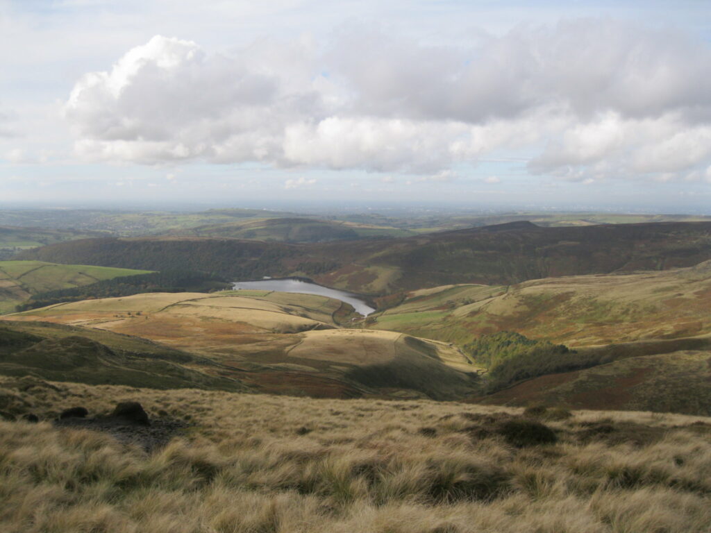 View from Kinder Scout in the High Peak