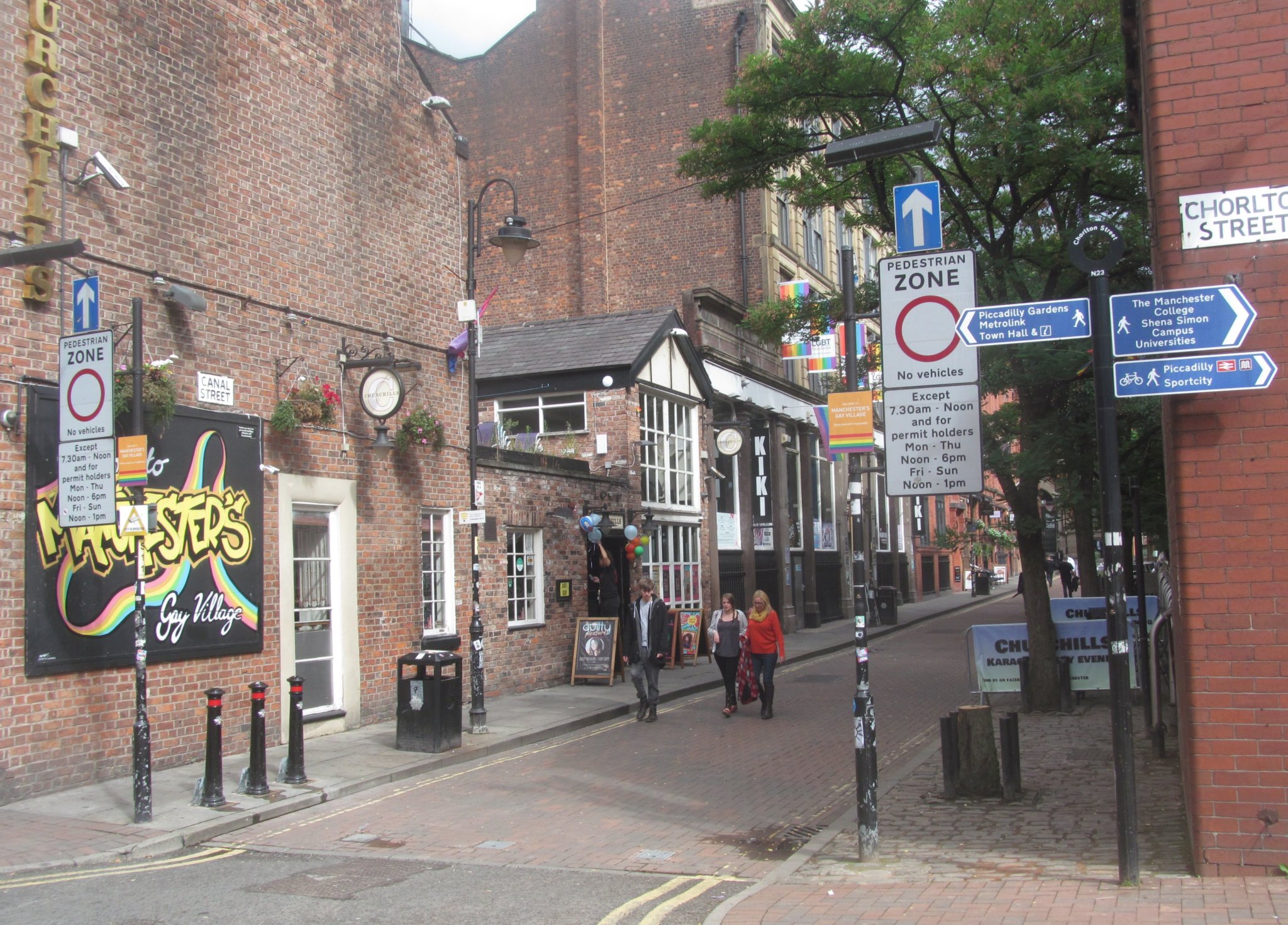 Manchester Gay Village Canal Street