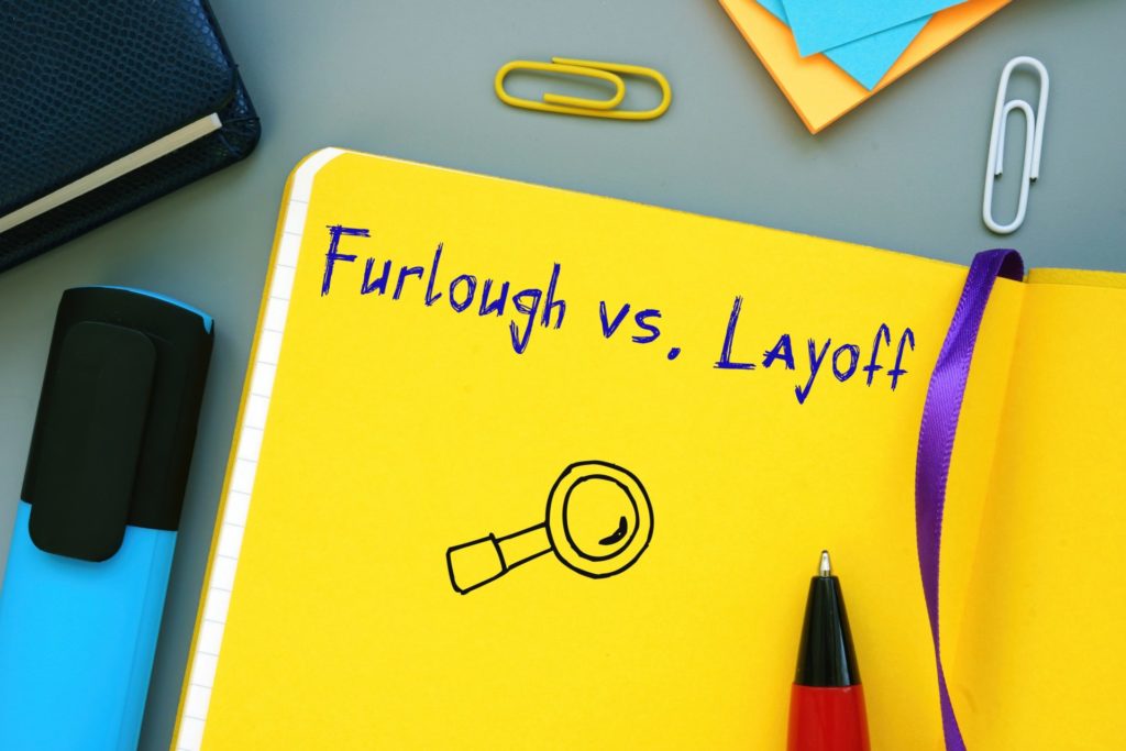 Furlough vs lay offs