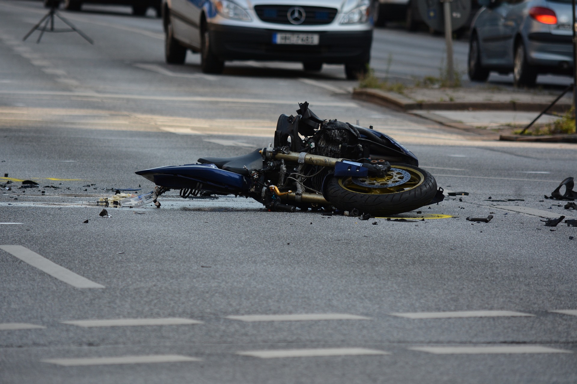 Claiming personal injury compensation after a no fault motorcycle accident.