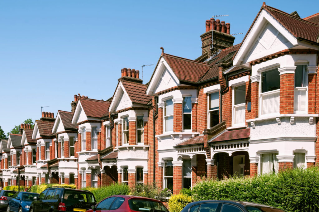 Row of terraced houses